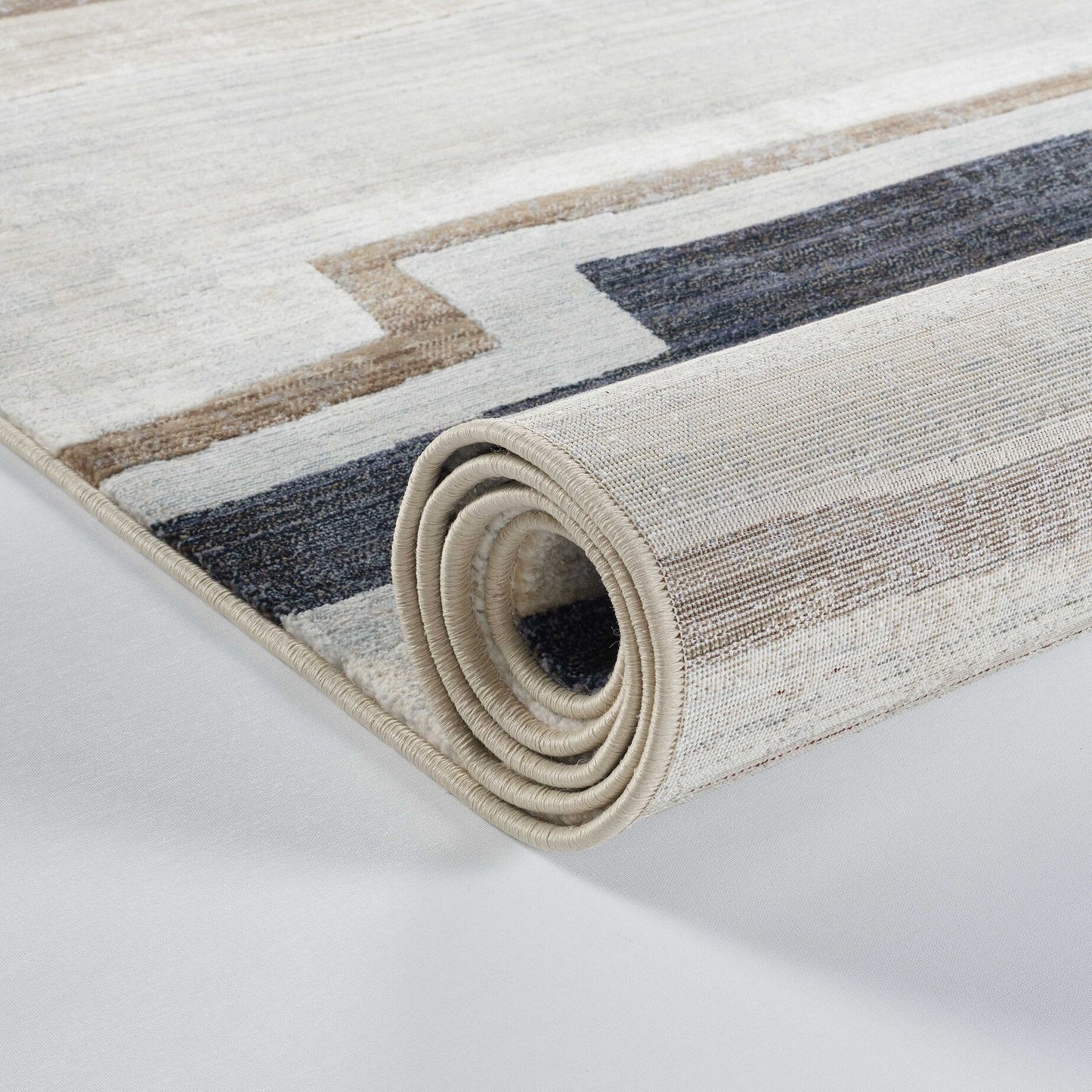 Tova Brown Black Rug