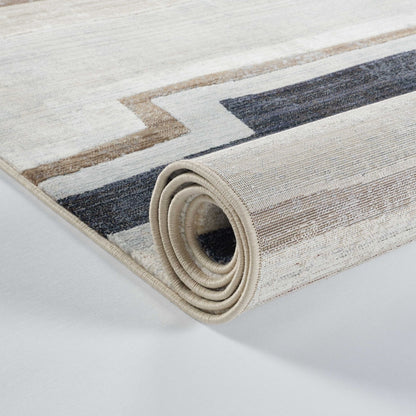 Tova Brown Black Rug