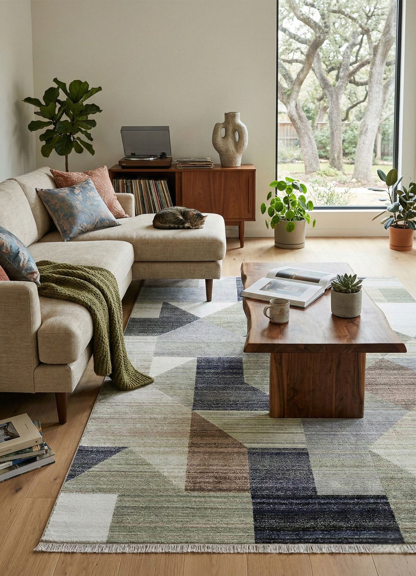 Tova Multi Geometric Rug