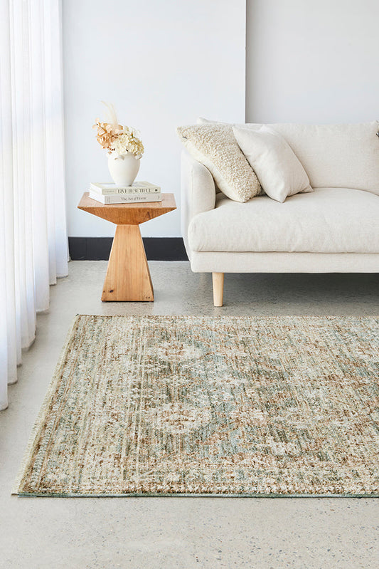 Talvera Brown & Green Rug
