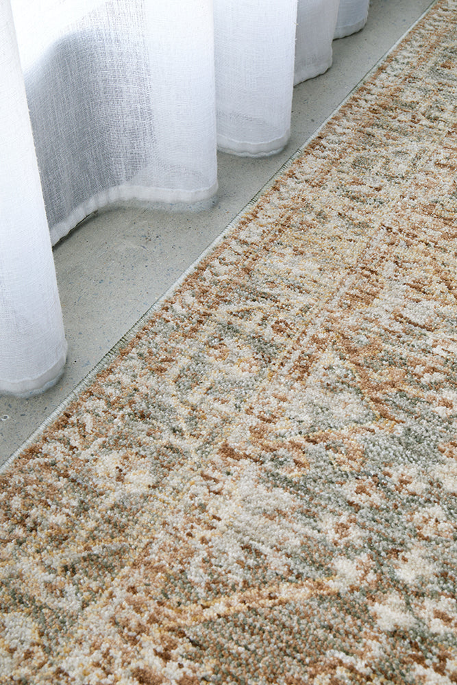 Talvera Brown & Green Rug