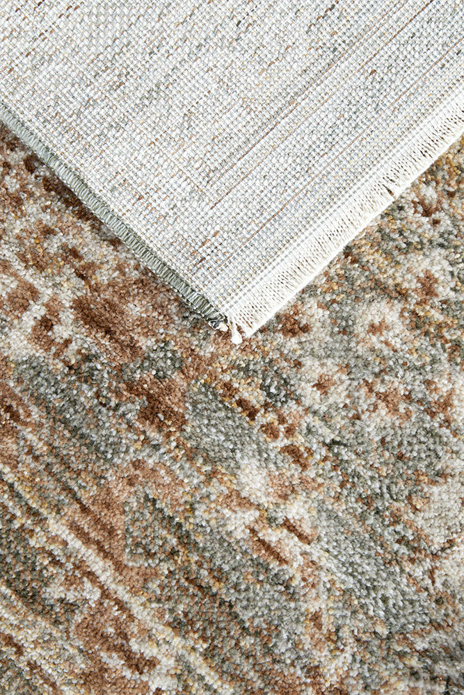 Talvera Brown & Green Rug