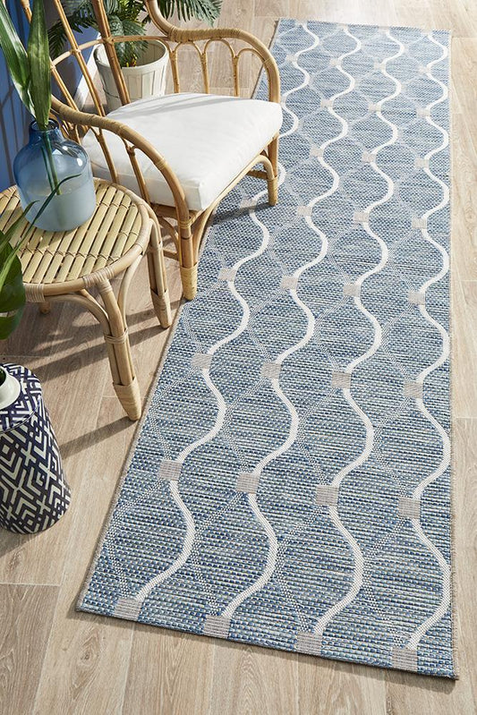 Terrazza Denim Runner Rug