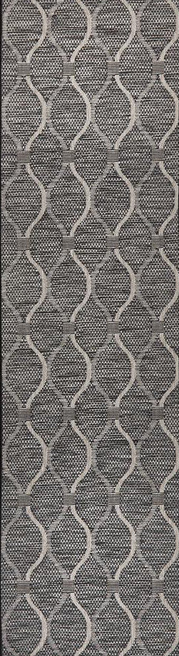 Terrazza Ebony Brown Runner Rug