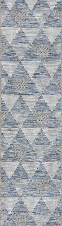 Terrazza Sapphire Blue Runner Rug
