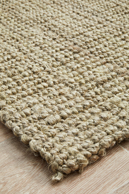 Tessura 7 Natural Beige Jute & Cotton Rug