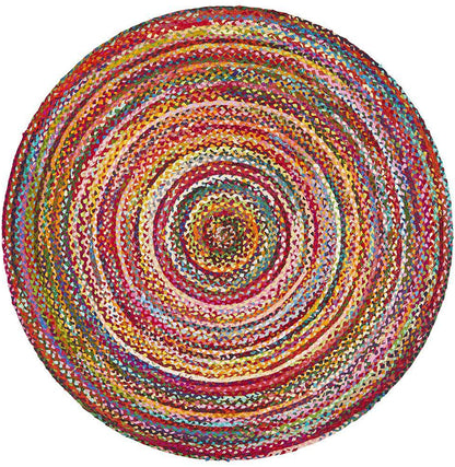 Tessura Multi Jute & Cotton Round Rug