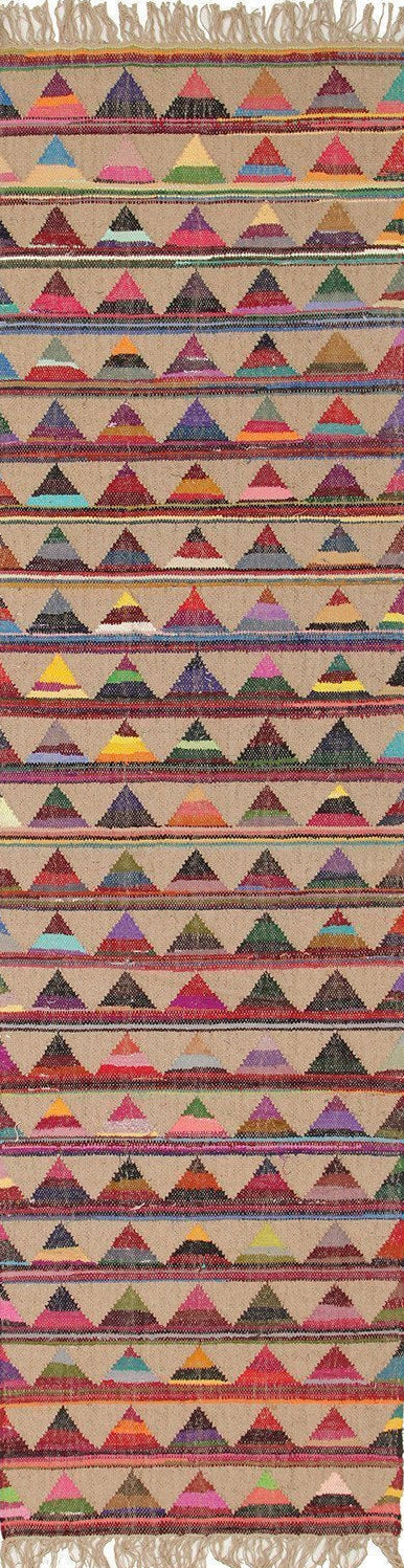 Tessura Multi Jute & Cotton Runner Rug