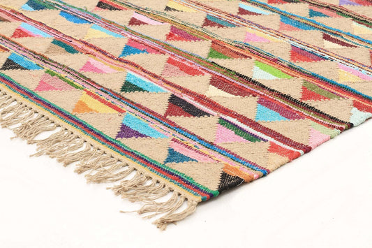 Tessura Multi Jute & Cotton Runner Rug
