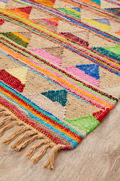 Tessura Natural Multi Jute & Cotton Rug