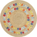 Tessura Rainbow Multicolor Jute & Cotton Rug