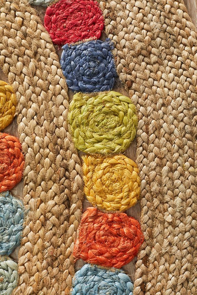 Tessura Rainbow Multicolor Jute & Cotton Rug