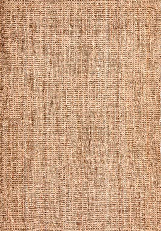 Tessura Stripes Natural Beige Jute & Cotton Rug