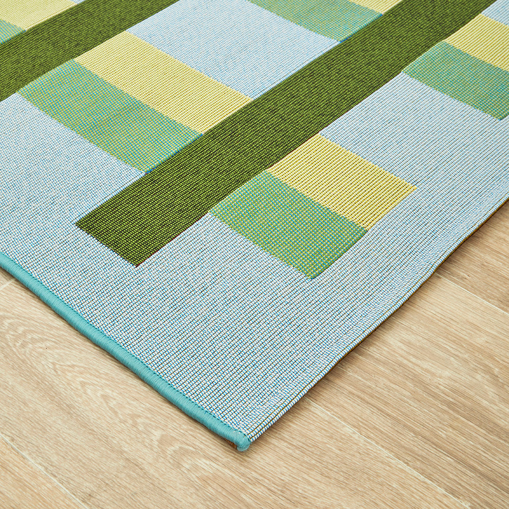 Tramella Green Runner Rug