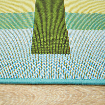 Tramella Green Runner Rug