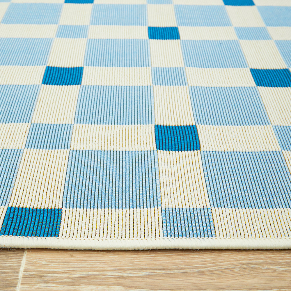 Tramella Indigo Blue Runner Rug