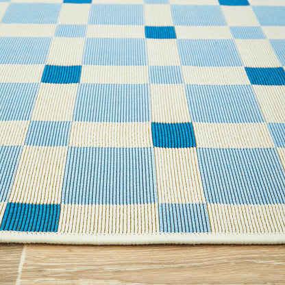 Tramella Indigo Blue Runner Rug