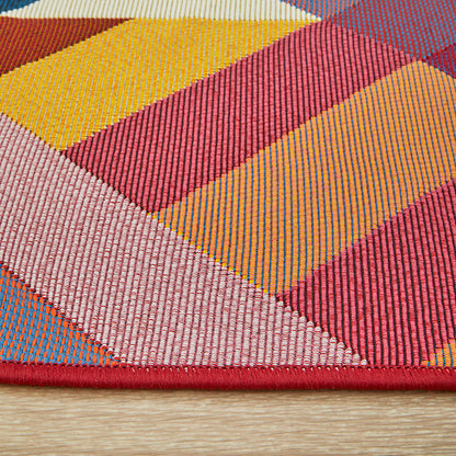 Tramella Mosaic Multicolor Runner Rug