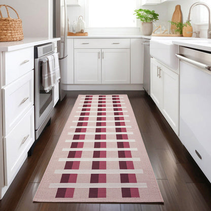Tramella Pink Runner Rug