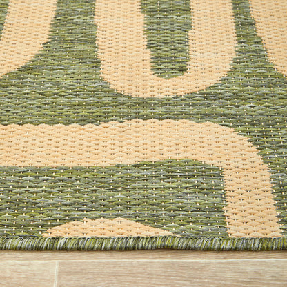 Travessa Green Runner Rug