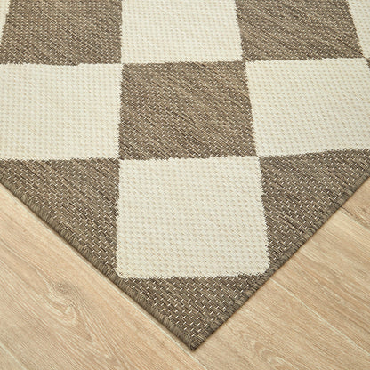 Travessa Taupe Brown Rug