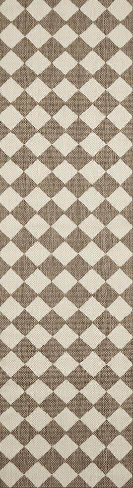 Travessa Taupe Brown Runner Rug