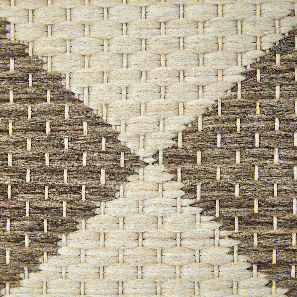 Travessa Taupe Brown Runner Rug