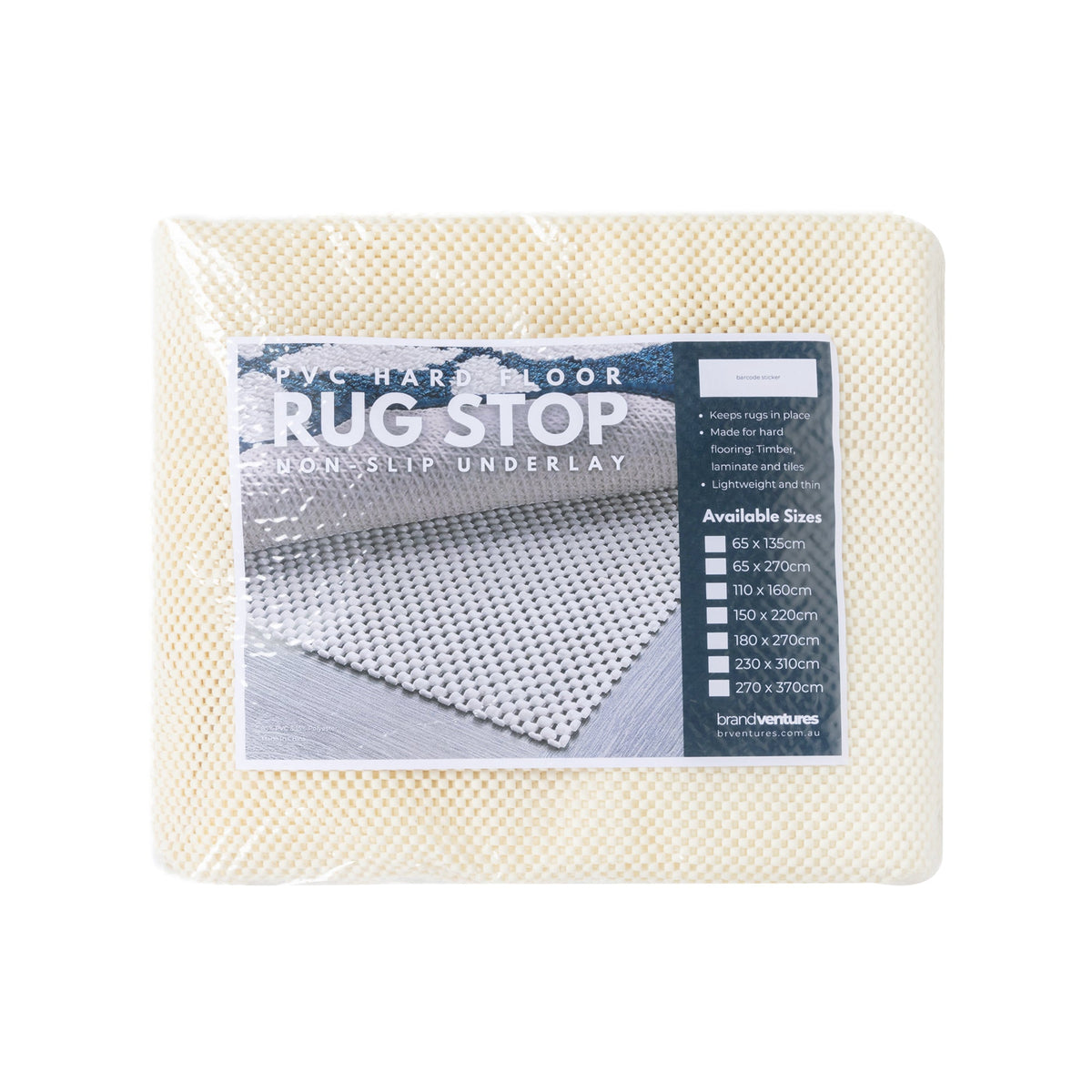 Non-Slip Rug Underlay for Hard Floors