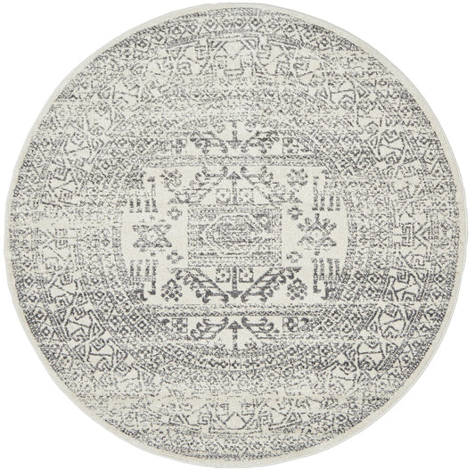 Umbra Cairo Silver Round Rug