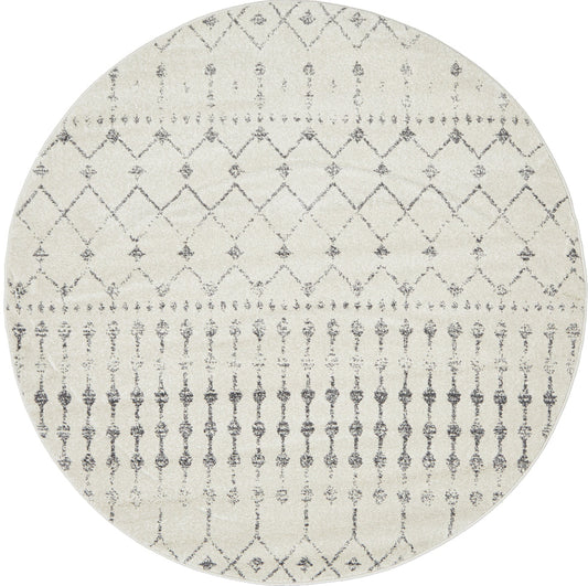Umbra Prism Silver Round Rug