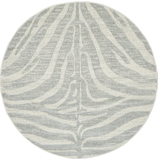 Umbra Silver Round Rug