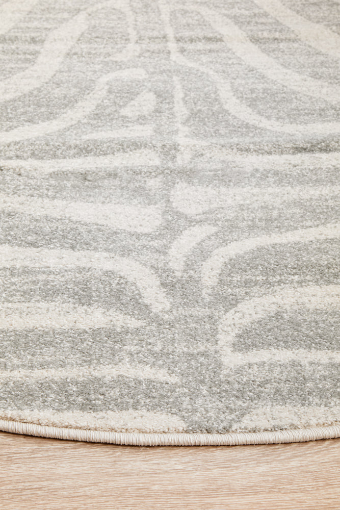 Umbra Silver Round Rug