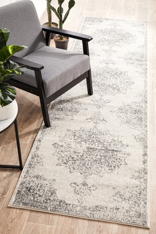 Umbra Silver Transitional Runner Rug