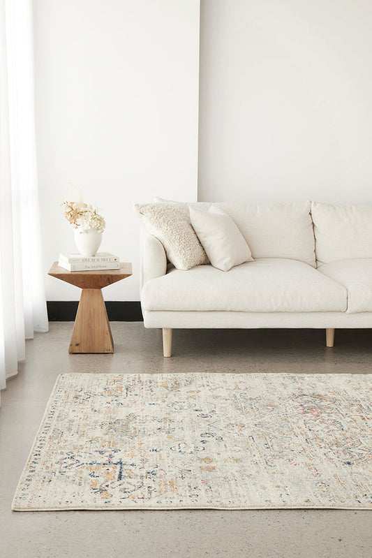 Vestra Silver & Rust Rug