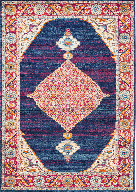 Vestra Blue Traditional Rug