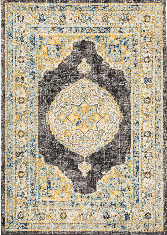 Vestra Charcoal Traditional Rug