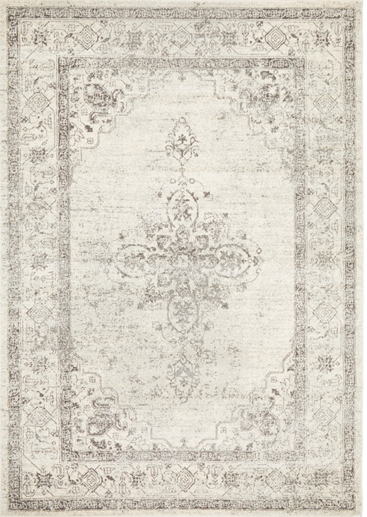 Vestra Silver & Beige Rug