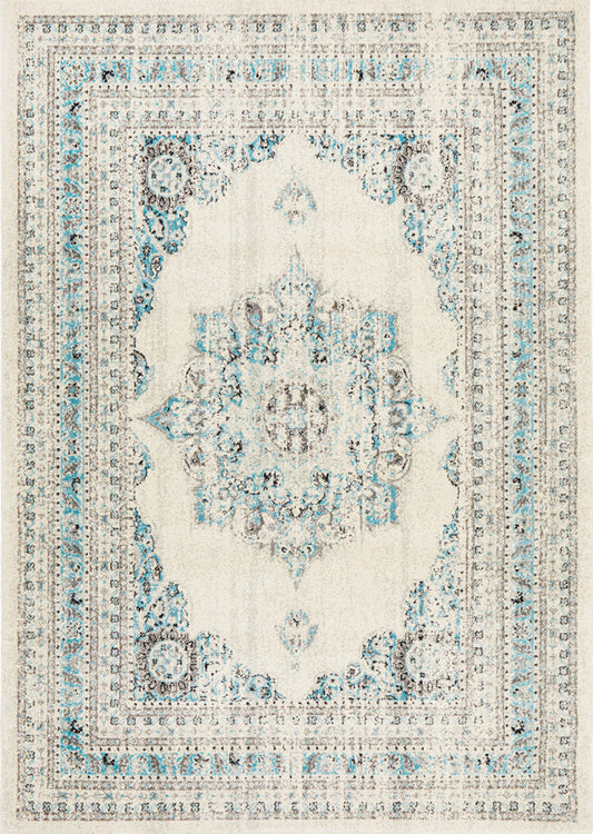 Vestra White Transitional Rug