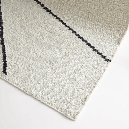 Zeyo Ivory Wool Rug