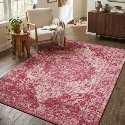 Zorin Pink Transitional Rug