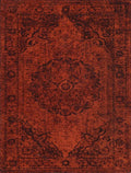 Zorin Red Transitional Rug