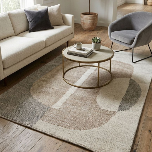 Warra Brown Wool Rug